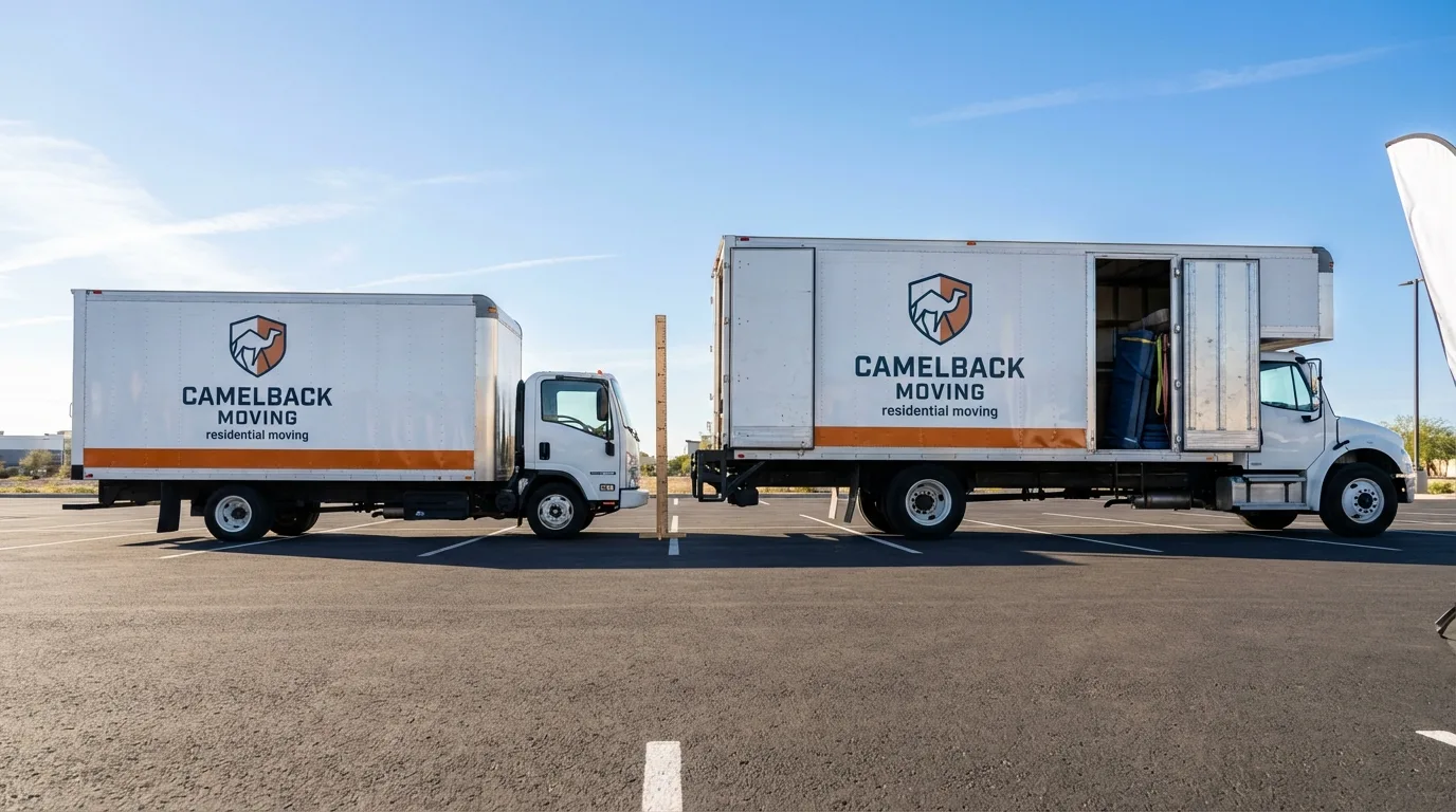 Moving truck size capacity guide in Incline Village